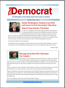 July 2014 Cover of The Democrat