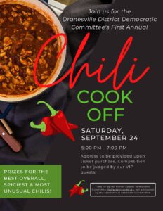 Dranesville Fall Fundraiser - Chili Cookoff @ Home of Tracy Rohrbaugh