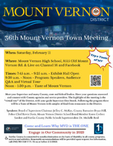 36th Annual Mount Vernon Town Meeting @ Mount Vernon High School