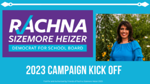 Rachna Sizemore Heizer for Braddock District School Board Campaign Kick-Off @ Location provided upon RSVP