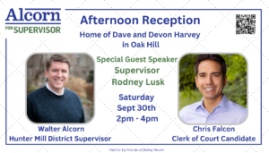 Walter Alcorn and Chris Falcon Afternoon Reception @ Oak Hill Address provided upon RSVP