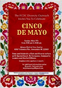 Cinco de Mayo Celebration - FCDC Diversity Outreach Committee @ Mason District Government Center