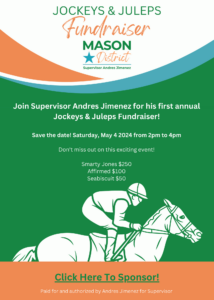 Andres Jimenez's Jockeys and Juleps Fundraiser @ Address provided upon RSVP.