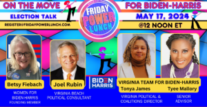 Friday Power Lunch: On the Move for Biden Harris @ Zoom
